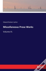 Capa do artigo Miscellaneous Prose Works