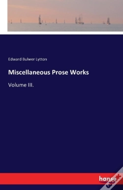 Capa do artigo Miscellaneous Prose Works