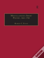Capa do artigo Miscellaneous Short Poetry, 1641-1700