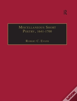 Capa do artigo Miscellaneous Short Poetry, 1641-1700