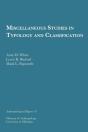 Miscellaneous Studies In Typology And Classification - Preview