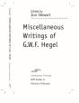 Miscellaneous Writings - Preview