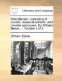 Miscellanies: Consisting Of Poems, Class - Preview