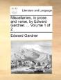 Miscellanies, In Prose And Verse, By Edw - Preview