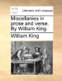 Miscellanies In Prose And Verse. By Will - Preview