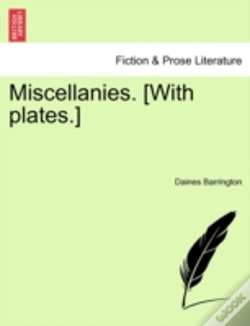 Capa do artigo Miscellanies. (With Plates.)