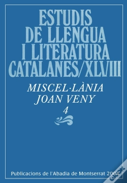 Capa do artigo Miscelúlania Joan Veny, 4
