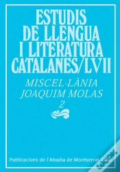 Capa do artigo Miscelúlania Joaquim Molas, 2
