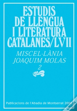 Capa do artigo Miscelúlania Joaquim Molas, 2