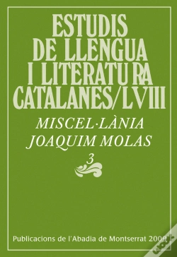 Capa do artigo Miscelúlania Joaquim Molas, 3