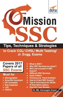 Capa do artigo Mission Ssc - Tips, Techniques & Strategies To Crack Cgl/ Chsl/ Multi Tasking/ Jr. Engg. Exams