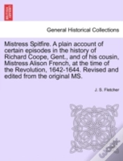 Capa do artigo Mistress Spitfire. A Plain Account Of Ce