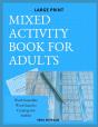 Mixed Activity Book For Adults In Large - Preview