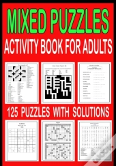 Mixed Puzzle Activity Book For Adults