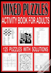 Mixed Puzzle Activity Book For Adults