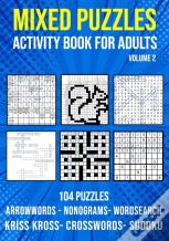 Mixed Puzzle Activity Book For Adults Volume 2