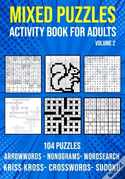 Capa do artigo Mixed Puzzle Activity Book For Adults Volume 2