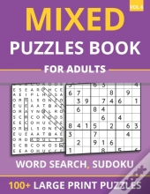 Mixed Puzzles Book For Adults - Word Search, Sudoku