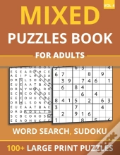 Mixed Puzzles Book For Adults - Word Search, Sudoku