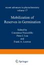 Mobilization Of Reserves In Germination - Preview
