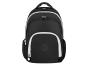 Antartik multi-pocket school backpack, black color. - Preview