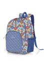 Mochila Escolar Lusa Tile Blue 3 Fechos - Preview