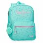 Mochila Pepe Jeans Nora Turquesa 39X30X12Cm Adaptável A Trolley 410106235055 - Preview