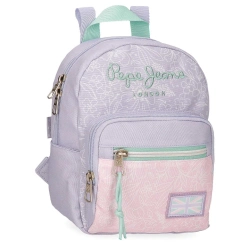 Capa do artigo Mochila Pepe Jeans Renata Lilas 23X19X8Cm 410098204081