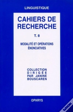 Capa do artigo Modalites Et Operations Enonciatives