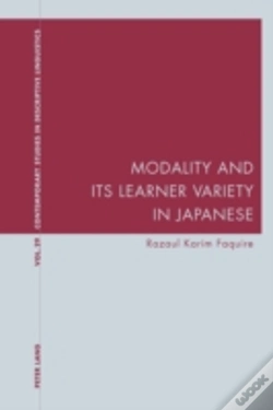 Capa do artigo Modality And Its Learner Variety In Japanese