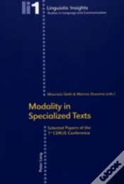 Capa do artigo Modality In Specialized Texts