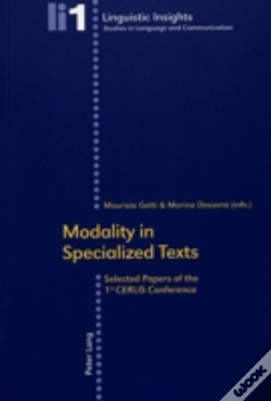 Capa do artigo Modality In Specialized Texts