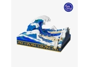 Capa do artigo Model Kit Pantasy Kanagawa Surfing Building Bricks Set