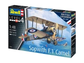 Capa do artigo Model Kit Revell British Legends Sopwith F.1 Camel Scale 1:48