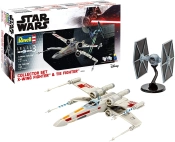 Capa do artigo Model Kit Revell Collector Set Star Wars X-Wing & TIE Fighter