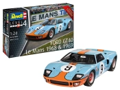 Capa do artigo Model Kit Revell Ford GT40 Le Mans 1968 & 1969 Scale 1:24
