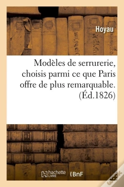 Capa do artigo Modeles De Serrurerie Edition 1826