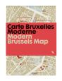 Modern Brussels Map / Carte Bruxelles Moderne - Preview