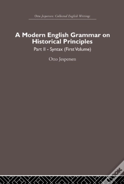 Capa do artigo Modern English Grammar On Historical Principles