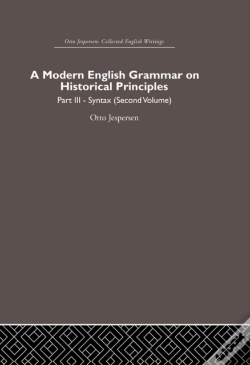 Capa do artigo Modern English Grammar On Historical Principles