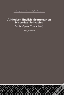 Capa do artigo Modern English Grammar On Historical Principles