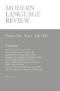 Modern Language Review (110 - Preview
