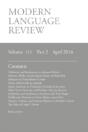 Modern Language Review (111 - Preview