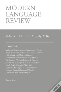 Capa do artigo Modern Language Review (111