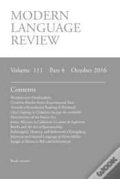 Capa do artigo Modern Language Review (111