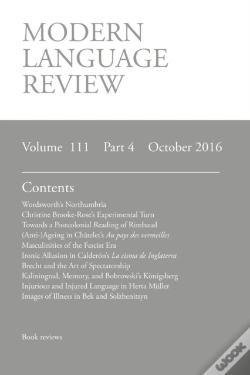 Capa do artigo Modern Language Review (111