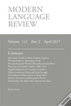 Capa do artigo Modern Language Review (112