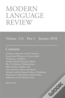 Modern Language Review (113