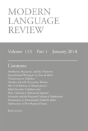 Modern Language Review (113 - Preview