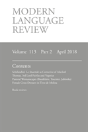 Modern Language Review (113 - Preview